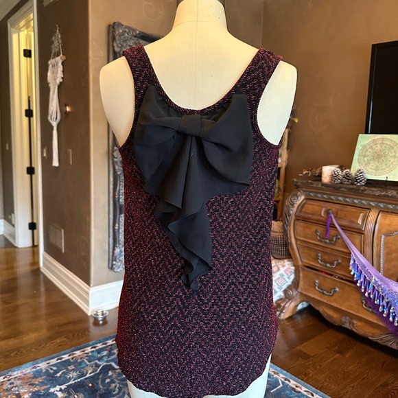 Daytrip Tops - NWOT Stunning Sparkling Red Top